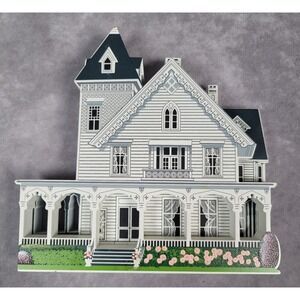 Vintage Sheila's Moses Bulkeley House Southport CT 1992 Ltd Ed Village Whimsy